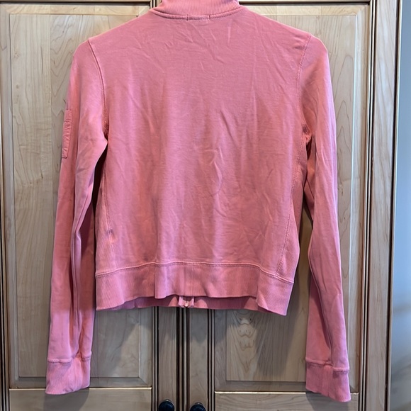 Gap Stretch Pink Zip Up Knit Jacket - Picture 4 of 5